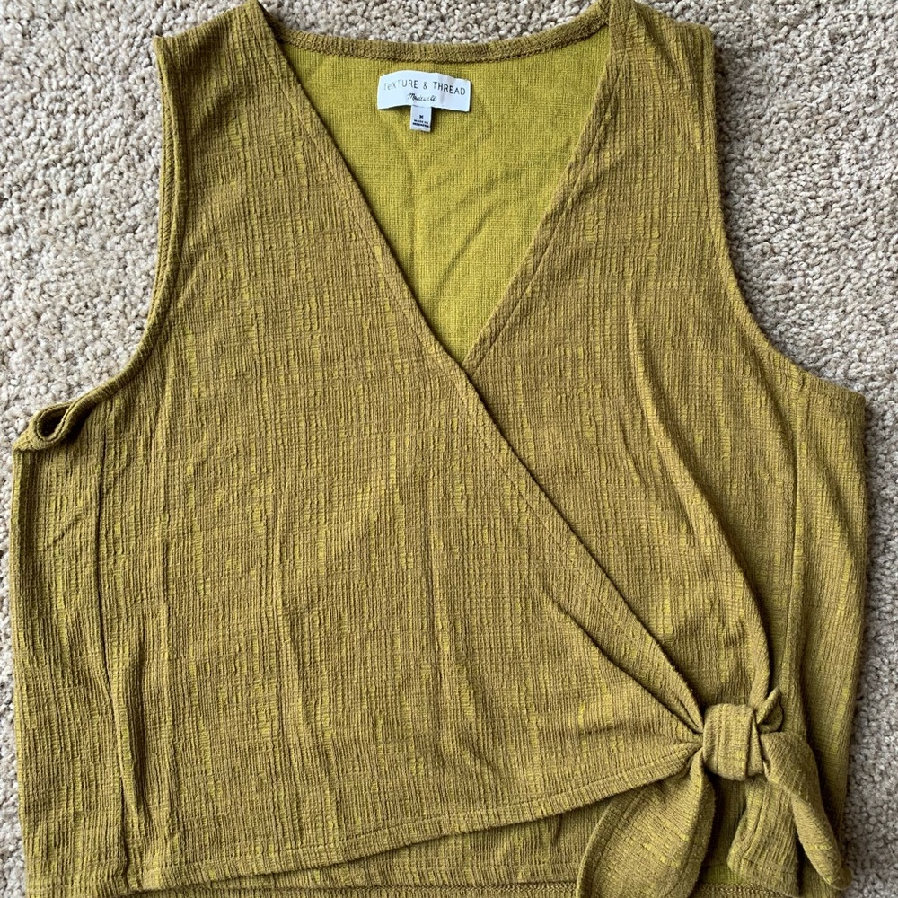 Texture and Thread slightly cropped top